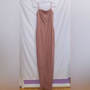 Windsor NWT Sleeveless Side Slit Long Maxi Dress in Mauve size 5